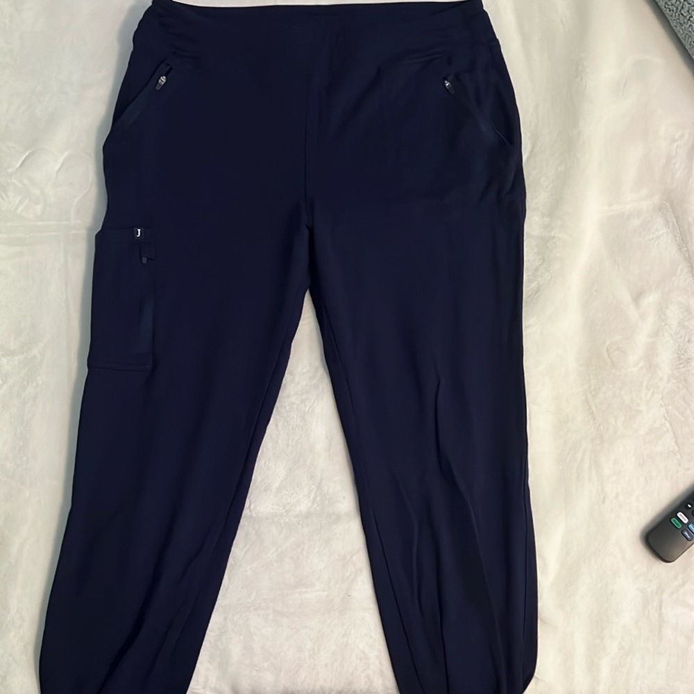 JAANUU WOMEN'S 10-POCKET JOGGER XLP Navy